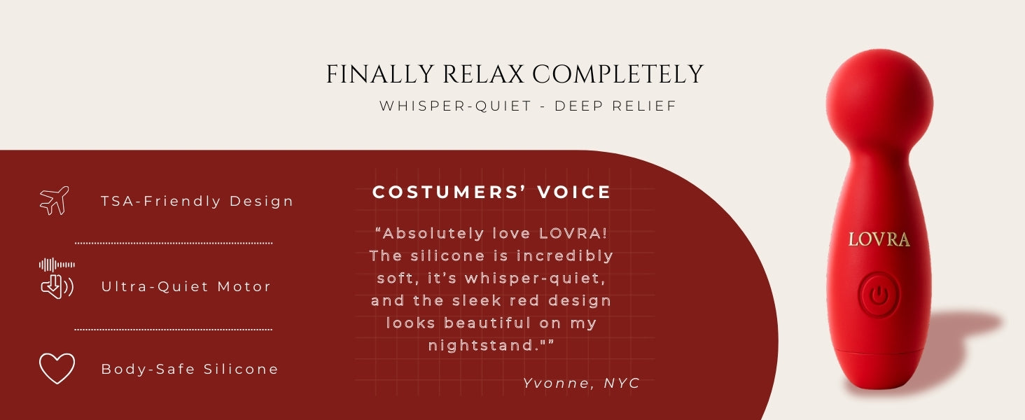 LOVRA Wand — Rechargeable Personal Massager